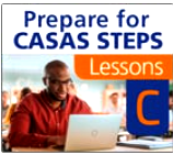 Prepare for CASAS STEPS — Lessons C course cover