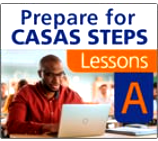 Prepare for CASAS STEPS — Lessons A course cover